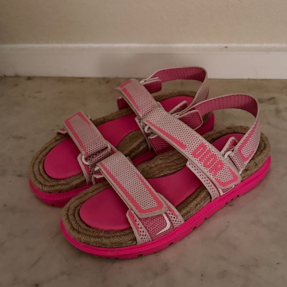 Dior Pink Dioract Sandals - Picture 2 of 10